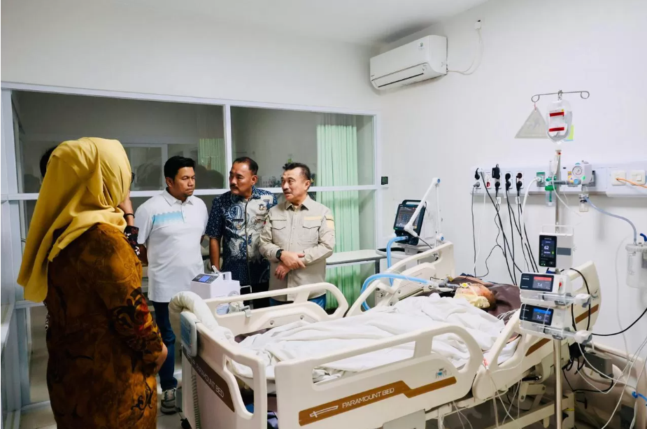 BPJS Ketenagakerjaan Gerak Cepat, Kunjungi Dan Jamin Perawatan Korban Kebakaran SPBE Cimuning